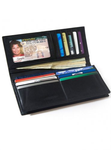 RFID Wallet for Checkbook Western Classic