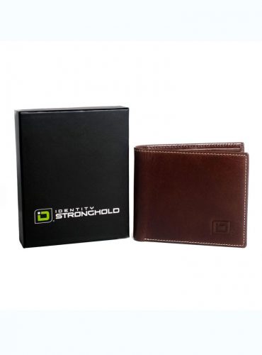 RFID Wallet 6 Slot Bifold Stonewashed Leather